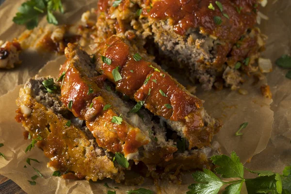 Pan de carne salado casero con especias — Foto de Stock