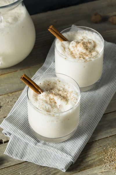 Homemade Frozen Bourbon Milk Punch — Stock Photo, Image