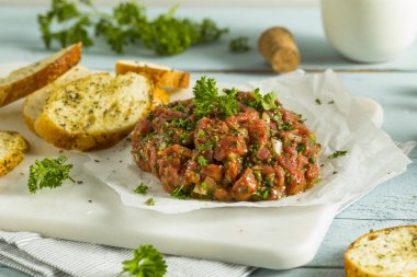Ham organik Fransız Beef tartar