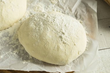 Ham organik beyaz Pizza hamur topu