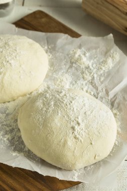 Ham organik beyaz Pizza hamur topu