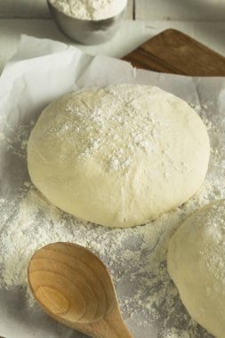 Ham organik beyaz Pizza hamur topu