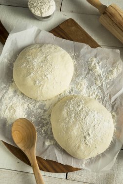 Ham organik beyaz Pizza hamur topu