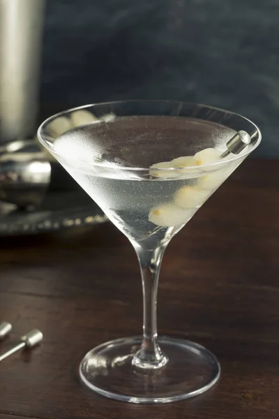Bebida casera Gibson Martini — Foto de Stock