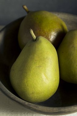 Ham yeşil organik Seckel armut