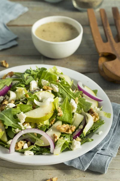 Ham sonbahar armut ve mavi peynirli salata