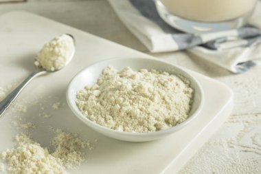 Organik beyaz vanilya Protein tozu