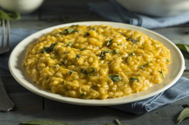 Tatlı ev yapımı kabak Risotto