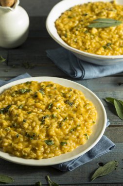 Tatlı ev yapımı kabak Risotto