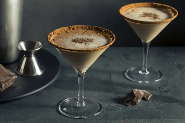 Boozy Chocolate Dessert Martini — Stock Photo, Image