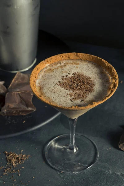 Chocolate Boozy Postre Martini —  Fotos de Stock