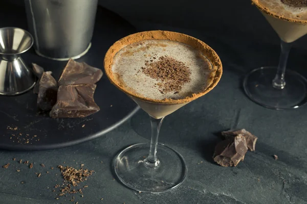 Chocolate Boozy Postre Martini —  Fotos de Stock