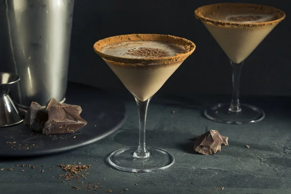 Dronken chocoladedessert Martini — Stockfoto