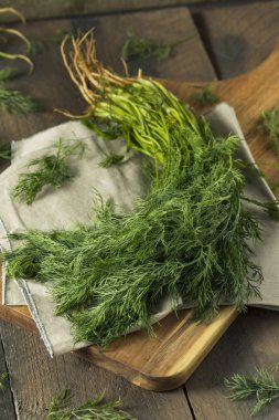 Ham organik yeşil bebek dereotu