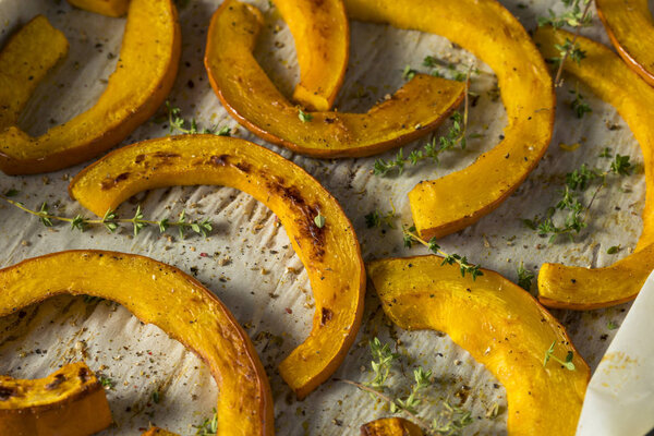 Sweet Homemade Roasted Pumpkin Slices