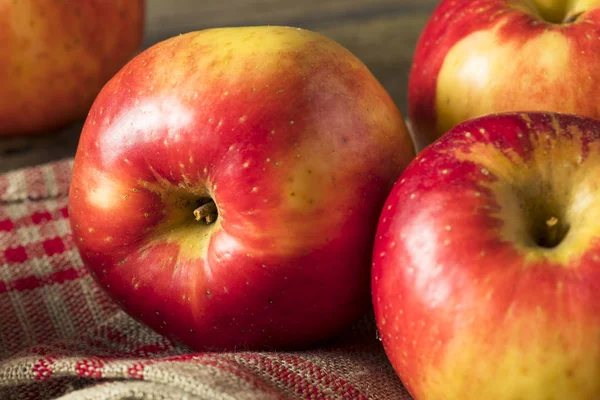 Сирі червоні органічні солодкі танго Гала яблука — стокове фото