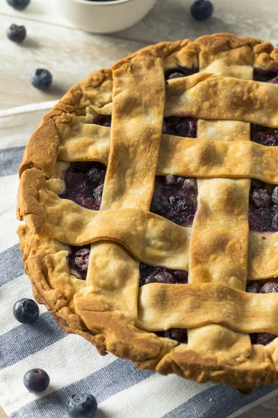 Sweet Homemade Blueberry Pie — Stock Photo, Image