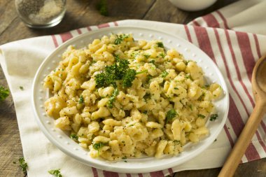 Lezzetli ev yapımı Alman biftek