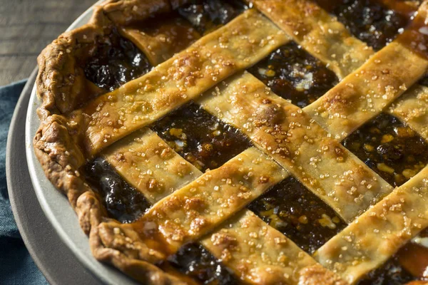 Sweet Homemade Mincemeat Pie — Stok Foto