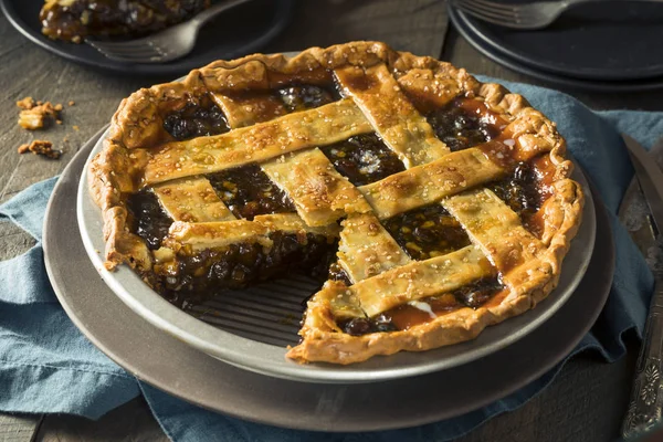 Sweet Homemade Mincemeat Pie — Stok Foto