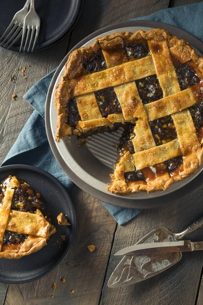 Sweet Homemade Mincemeat Pie — Stock Photo, Image