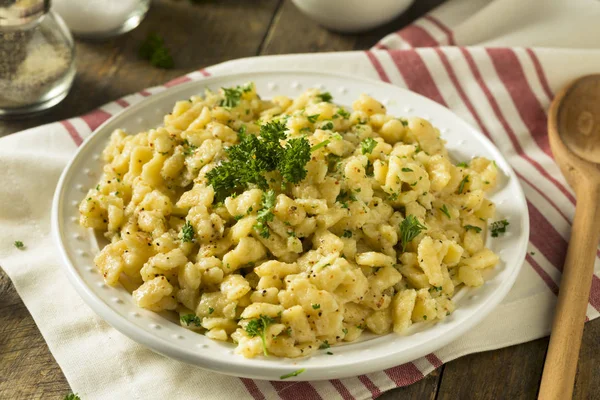 Välsmakande hemlagad tyska Spaetzle — Stockfoto