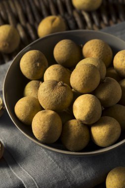 Ham organik kahverengi Longan meyve