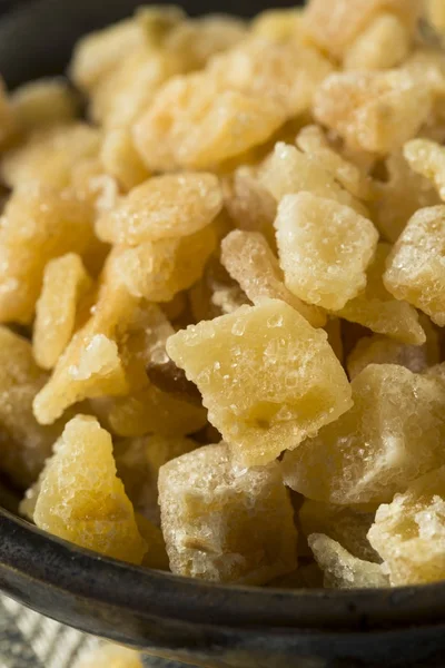 Sweet Organic Crystallized Ginger Candy — Stock Photo, Image