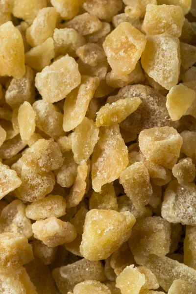 Bomboane dulci cu ghimbir cristalizat organic — Fotografie, imagine de stoc