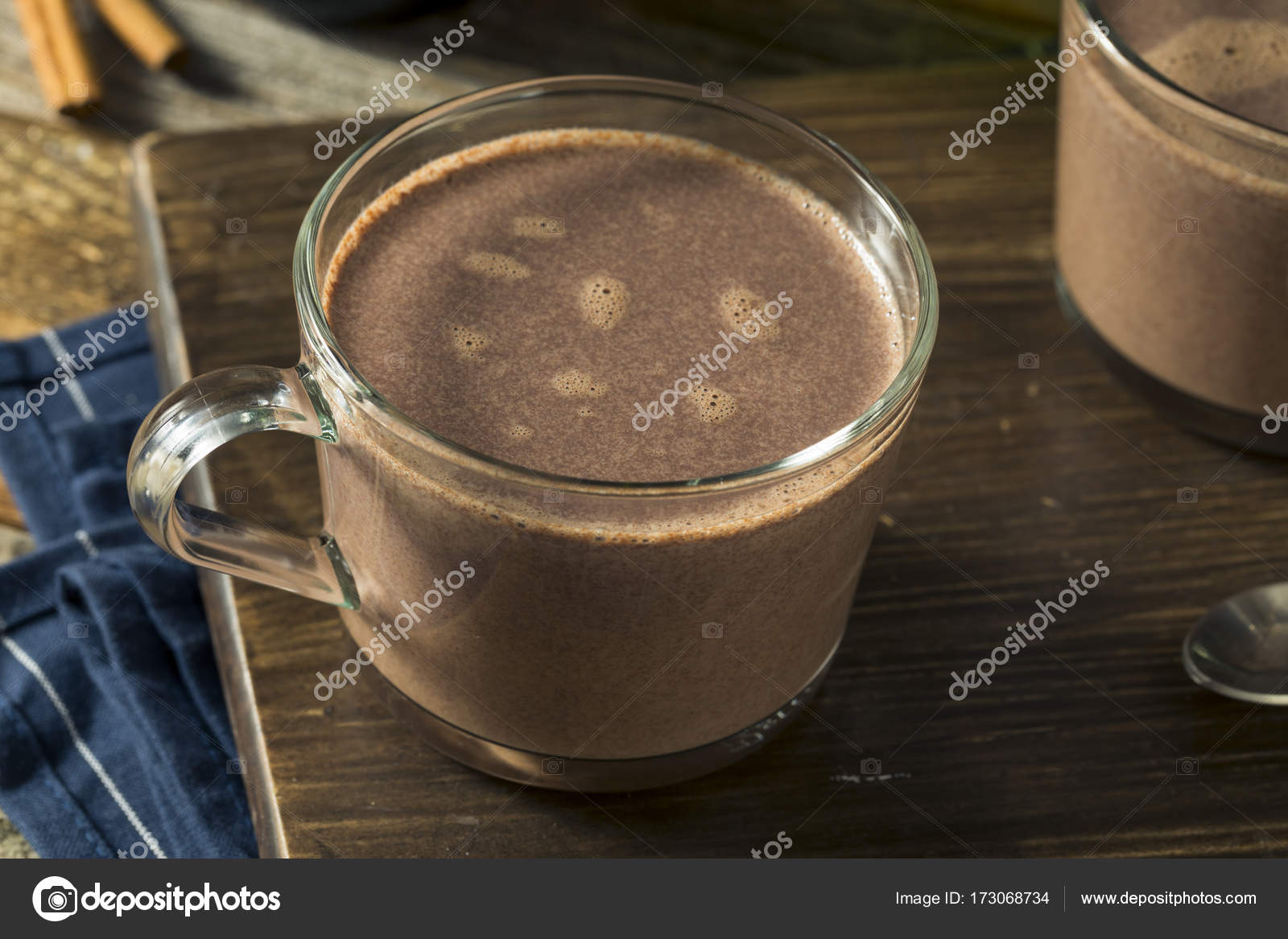 Warm Spiked Red Wine Hot Chocolate — Stock Photo © bhofack2 #173068734
