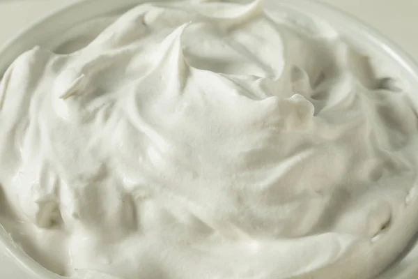 Sweet Homemade Vanilla Whipped Cream — Stock Photo, Image