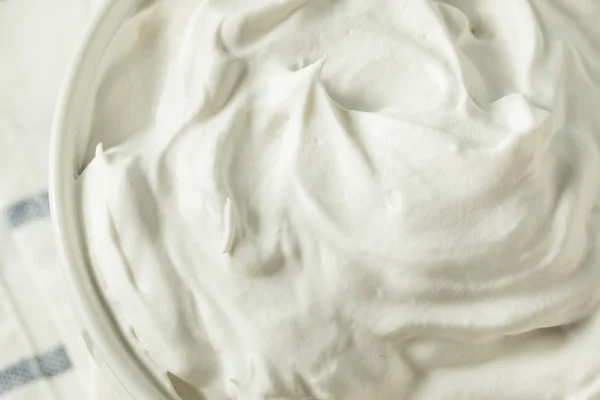 Sweet Homemade Vanilla Whipped Cream — Stock Photo, Image