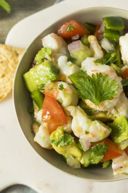 Ham ev yapımı karides meze