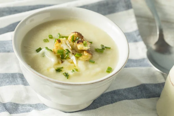 Healthy Homemade Cauliflower Soup — Stock Photo, Image