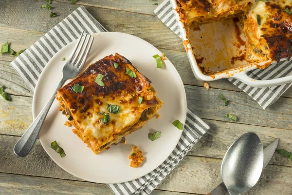 Savory Homemade Italian Beef Lasagna — Stock Photo, Image