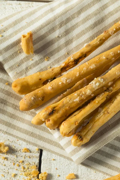 Zelfgemaakte Italiaanse Grassini brood Sticks — Stockfoto