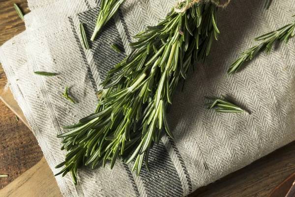 Nyers, zöld, szerves Rosemary gyógynövények — Stock Fotó