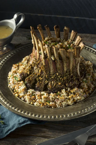 Homemade Gourmet Crown of Lamb