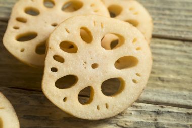 Ham kahverengi organik Lotus Root