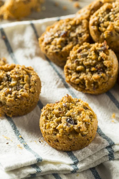 Sani fatti in casa muffin colazione morsi — Foto Stock