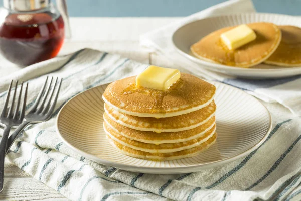 Dulce casera pila de panqueques — Foto de Stock