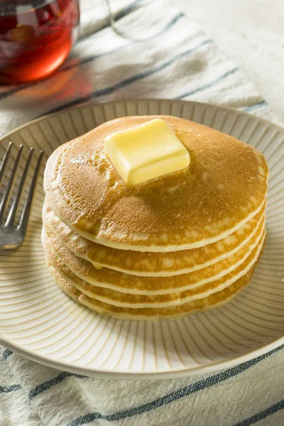 Dulce casera pila de panqueques — Foto de Stock