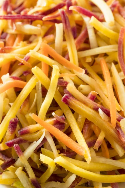 Raw Organic Shredded Heirloom Carrots — Stock Photo, Image