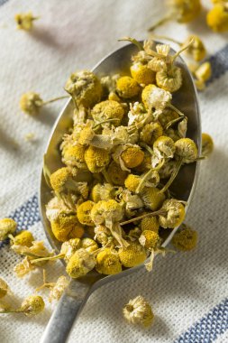 Çiğ sarı kurutulmuş organik papatya