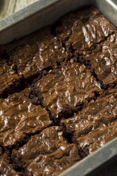 Double Dark Chocolate Brownies — Stock Photo, Image