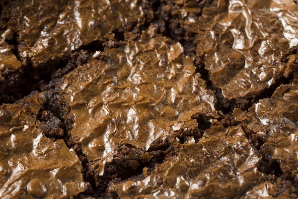 Double Dark Chocolate Brownies — Stock Photo, Image