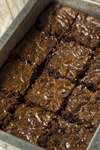 Διπλό Dark Chocolate Brownies — Φωτογραφία Αρχείου