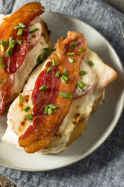 Domácí pečené Kentucky Hot Brown — Stock fotografie