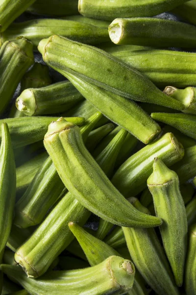 Сирих зелених органічних Окра овочі — стокове фото