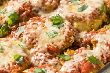 Ev yapımı İtalyan patlıcan Parmesan
